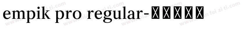 empik pro regular字体转换